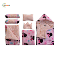 Cotton Printed Baby Set for New Born Baby-7 PCs    02