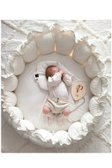 BABY COAT, Filled with Ball ( OFF WHITE ) In 100% Cotton