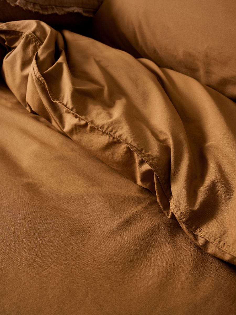 Luxury plan  Duvet Set Rich Cotton Brown