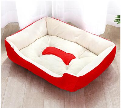 Super Soft Dog Beds Waterproof Bottom - Warm Bed For Dog & Cat - 

Red & white