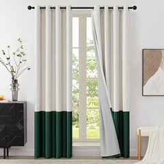 (Copy) Creem& Green
Luxury Velvet 2 tone Curtains