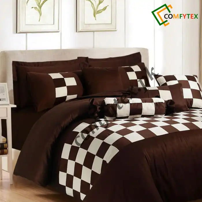 8 Pcs Chess Duvet Set