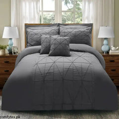 Bead 12 Design Pleated Duvet Set