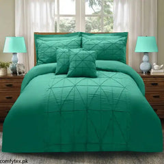 Bead 12 Design Pleated Duvet Set