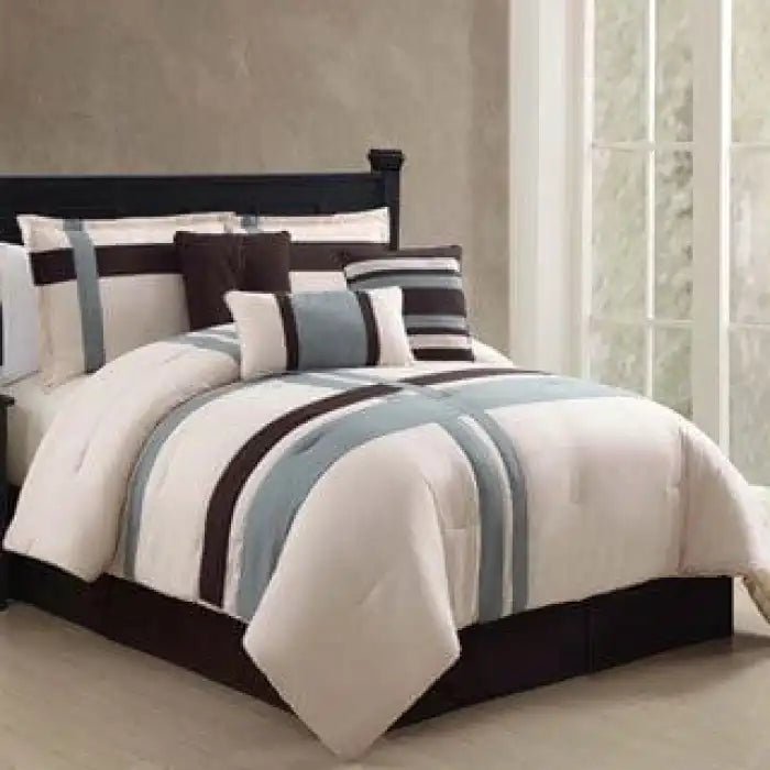 Daniel Cream 8 Pieces Set Bedding