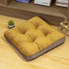 Floor Sitting Cushion Pillow Yoga Brown Gray Cushions