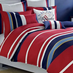 Horizontal Stripe Duvet Set