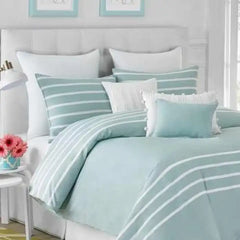 Horizontal Stripe Duvet Set