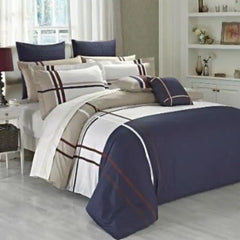 Horizontal Stripe Duvet Set