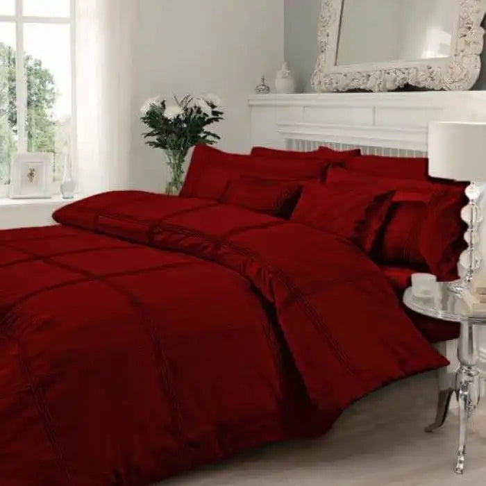 Luxury Duvet Set_ Box Plated Bed Set_King Size_8 Pcs Sheet Set