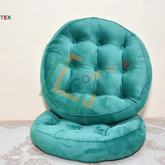 Round Floor Cushion_Ball Fiber Filled Cushions_1 Pair=2Pcs Cushions