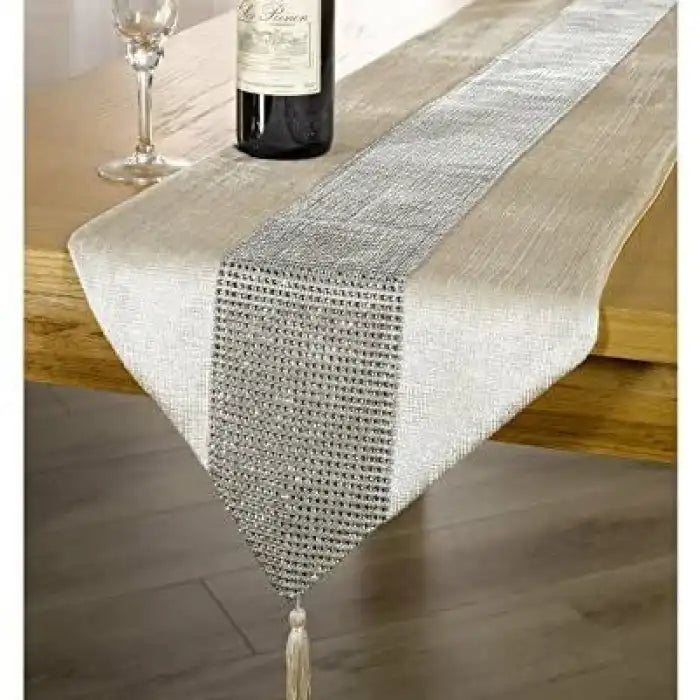 Velvet Table Runner Cream