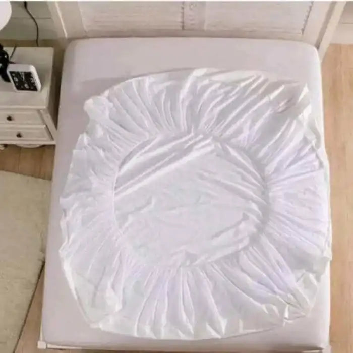 Waterproof Mattress Cover - Fitted King Size Terry Cotton